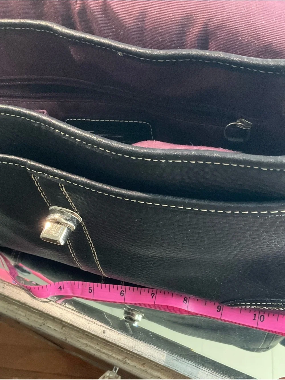 Coach sleek black